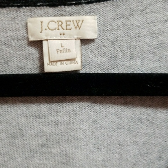 Color Block V-neck Blk/Grey Sweater LP - Picture 4 of 6